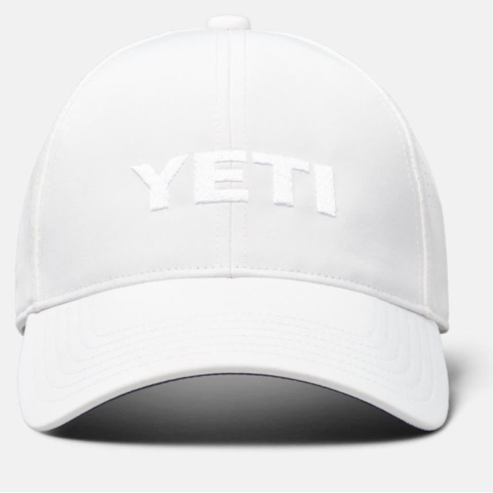 YETI structured white performance hat
